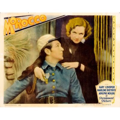 292. Lobby Card (11" x 14"); Fine ### MOROCCO (1930)