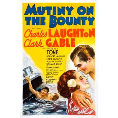 298. One Sheet (27" x 41"); Style D, Stone Lithograph; Fine+ on Linen ### MUTINY ON THE BOUNTY (1935)