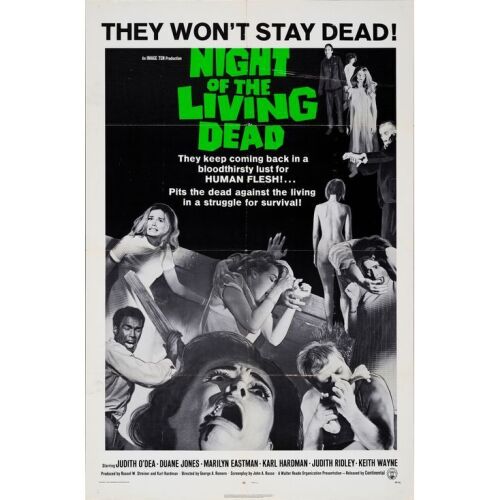 304. One Sheet (27" x 41"); Very Fine- Folded ### NIGHT OF THE LIVING DEAD (1968)