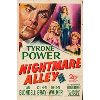 307. One Sheet (27" x 41"); Very Good Folded ### NIGHTMARE ALLEY (1947)