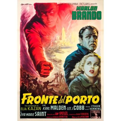 312. Italian Two Fogli (38.5" x 54"); Very Fine+ on Linen ### ON THE WATERFRONT (1954)