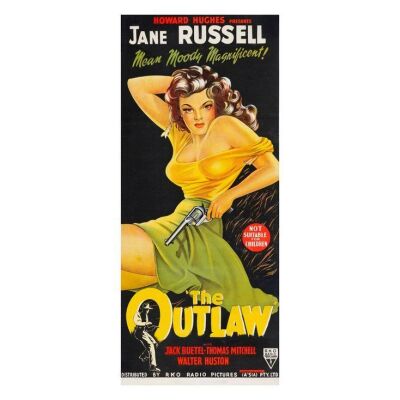 317. Australian Daybill (13" x 30"); Stone Lithograph; Very Fine on Linen ### THE OUTLAW (1948)