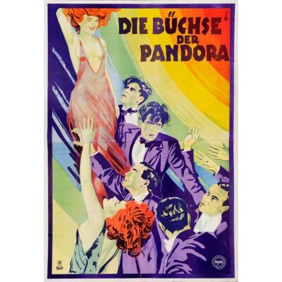 320. Austrian Poster (49.75" x 73"); Stone Lithograph; Very Fine+ on Paper ### PANDORA'S BOX (1929)