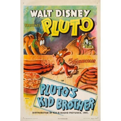332. One Sheet (27" x 41"); Style A; Fine+ on Linen ### PLUTO'S KID BROTHER (1946)
