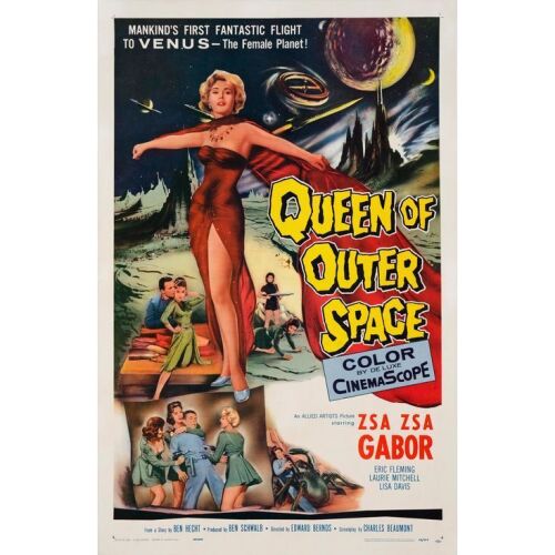 340. One Sheet (27" x 41"); Very Fine- on Linen ### QUEEN OF OUTER SPACE (1958)