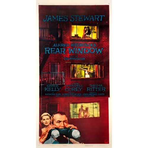 342. Three Sheet (41" x 81"); Very Fine on Linen ### REAR WINDOW (1954)