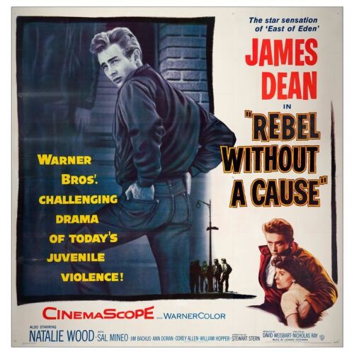344. Six Sheet (79" x 81"); Very Fine- on Linen ### REBEL WITHOUT A CAUSE (1955)
