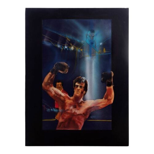 353. Matted Hand-Illustrated Poster Concept Collage (30" x 40"); Very Fine ### ROCKY III (1982)