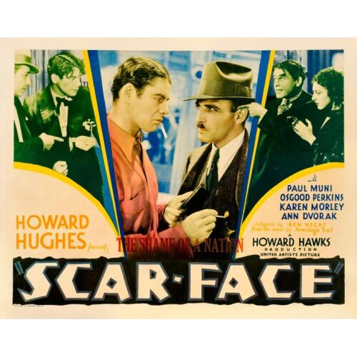 357. Half Sheet (22" x 28"); Very Fine- on Paper ### SCARFACE (1932)