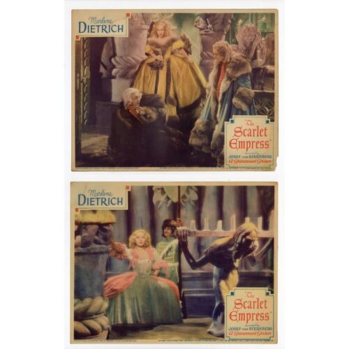 359. Lobby Cards (2) (11" x 14"); Fine+ ### THE SCARLET EMPRESS (1934)