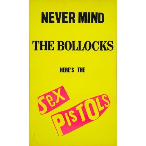 363. British Record Album Poster (36" x 60"); Very Fine+ Rolled ### SEX PISTOLS (1977)