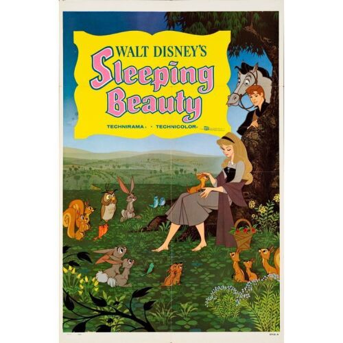 376. One Sheet (27" x 41"); Style B; Very Fine Folded ### SLEEPING BEAUTY (1959)