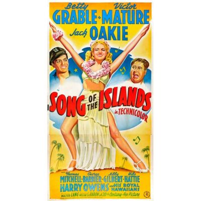 380. Three Sheet (41" x 79"); Style B, Stone Lithograph; Fine- on Linen ### SONG OF THE ISLANDS (1942)