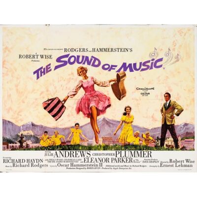 381. British Quad (40" x 30"); First Release; Very Fine- Folded ### THE SOUND OF MUSIC (1965)