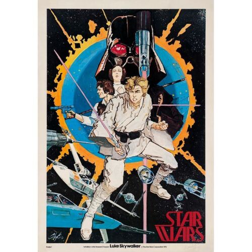 387. Promotional Poster (20" x 29") Signed by Howard Chaykin; Very Fine- on Linen ### STAR WARS: A NEW HOPE (1976)