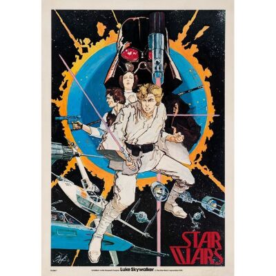 387. Promotional Poster (20" x 29") Signed by Howard Chaykin; Very Fine- on Linen ### STAR WARS: A NEW HOPE (1976)