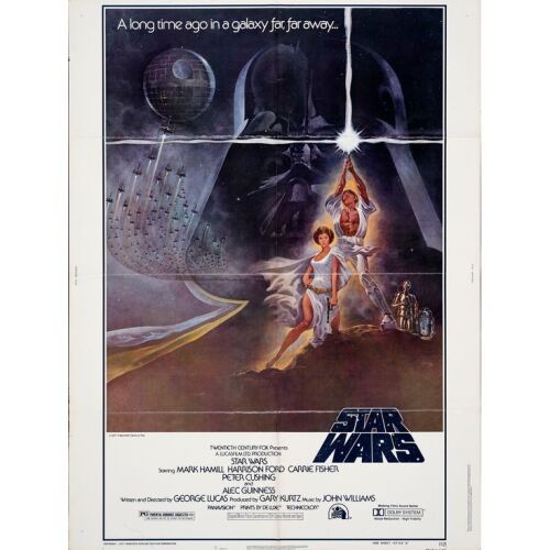 391. 30" x 40"; Fine+ Folded ### STAR WARS: A NEW HOPE (1977)