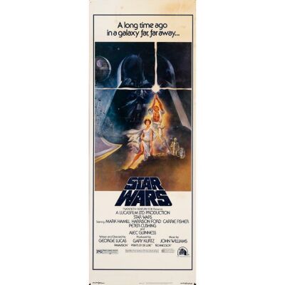 395. Insert (14" x 36"); Very Good+ Rolled ### STAR WARS: A NEW HOPE (1977)
