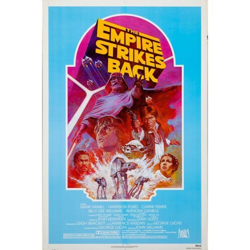 396. One Sheet (27" x 41"); Rare Teal Style; Very Fine Rolled ### STAR WARS: THE EMPIRE STRIKES BACK (R-1983)