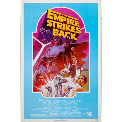 396. One Sheet (27" x 41"); Rare Teal Style; Very Fine Rolled ### STAR WARS: THE EMPIRE STRIKES BACK (R-1983)