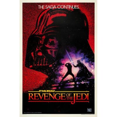 400. One Sheet (27" x 41"); Undated Advance Revenge Style; Very Fine on Linen ### STAR WARS: RETURN OF THE JEDI (1983)