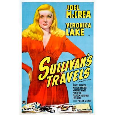 406. One Sheet (27" x 41"); Style A; Very Fine- on Linen ### SULLIVAN'S TRAVELS (1941)