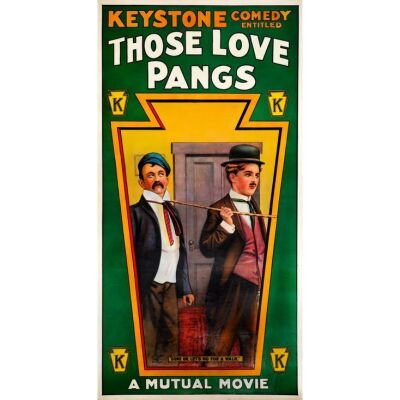 431. Three Sheet (40.5" x 80"); Stone Lithograph; Very Good- on Linen ### THOSE LOVE PANGS (1914)