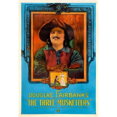 433. One Sheet (27" x 41"); Stone Lithograph; Very Good on Linen ### THE THREE MUSKETEERS (1921)
