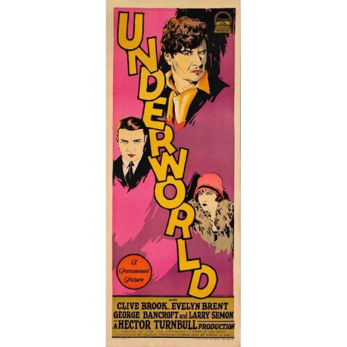 452. Insert (14" x 36"); Very Fine- on Paper ### UNDERWORLD (1927)
