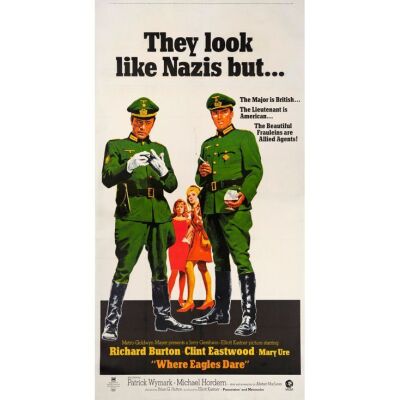 461. Three Sheet (41" x 78.5") From the David Frangioni Collection; Fine+ on Linen ### WHERE EAGLES DARE (1968)