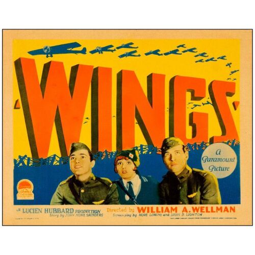 467. Title Lobby Card (11" x 14"); Linen Finish; Very Fine ### WINGS (1927)