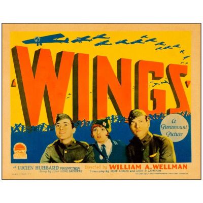 467. Title Lobby Card (11" x 14"); Linen Finish; Very Fine ### WINGS (1927)