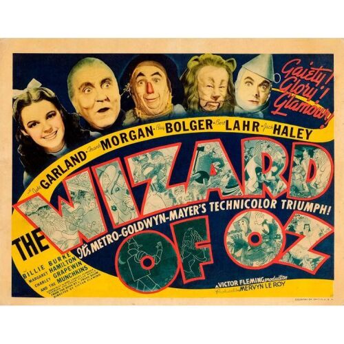 468. Title Lobby Card (11" x 14"); Fine+ ### THE WIZARD OF OZ (1939)