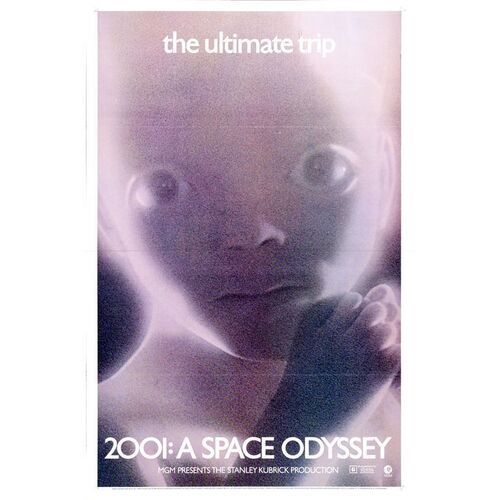 476. One Sheet (27" x 41"); "Starchild" Style, Tri-Folded; Very Fine Folded ### 2001: A SPACE ODYSSEY (R-1971)