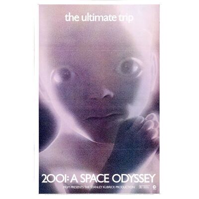476. One Sheet (27" x 41"); "Starchild" Style, Tri-Folded; Very Fine Folded ### 2001: A SPACE ODYSSEY (R-1971)