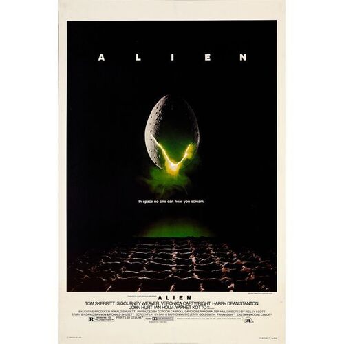 481. One Sheet (27" x 41"); Very Fine Rolled ### ALIEN (1979)