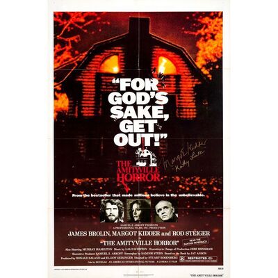 483. Cast-Autographed One Sheet (27" x 41") Signed by Margot Kidder (JSA COA); Fine+ Folded ### AMITYVILLE HORROR (1979)