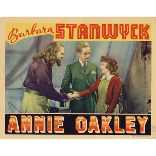 487. Lobby Card (11" x 14"); Fine- ### ANNIE OAKLEY (1935)