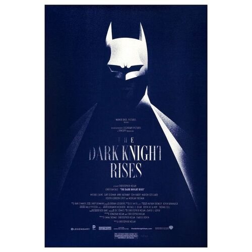 500. Limited Edition Screen Print (16" x 24"); Near Mint Rolled ### THE DARK KNIGHT RISES (2012)