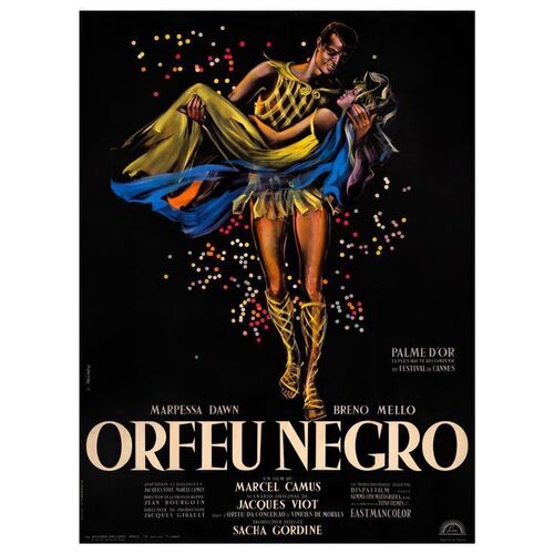 507. Full-Bleed French Grande (45.75" x 61.5"); Country-of-Origin; Very Fine+ on Linen ### BLACK ORPHEUS (1959)