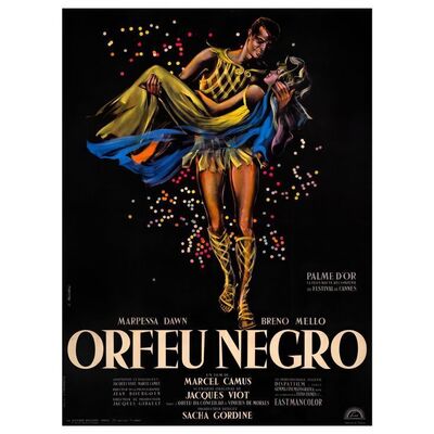 507. Full-Bleed French Grande (45.75" x 61.5"); Country-of-Origin; Very Fine+ on Linen ### BLACK ORPHEUS (1959)