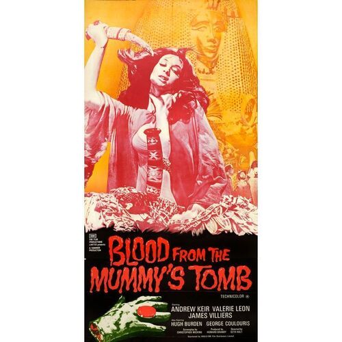 512. British Six Sheet (40" x 81"); Country-of-Origin; Very Fine+ Folded ### BLOOD FROM THE MUMMY'S TOMB (1971)
