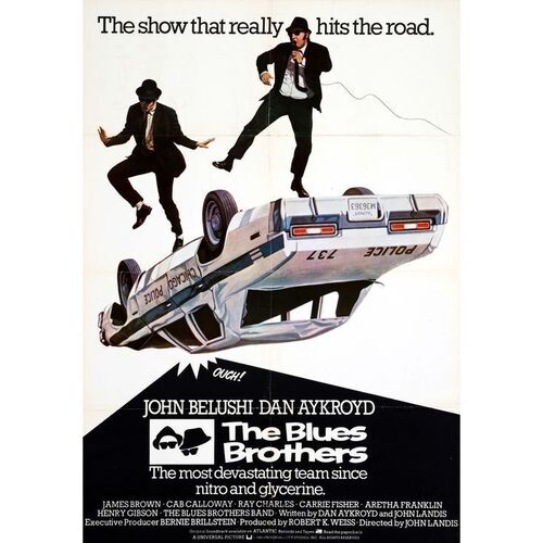 514. British One Sheet (27" x 39"); Very Fine Folded ### THE BLUES BROTHERS (1980)