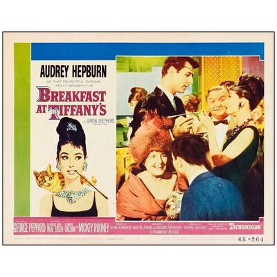 523. Lobby Card (11" x 14"); Very Fine- ### BREAKFAST AT TIFFANY'S (1961)