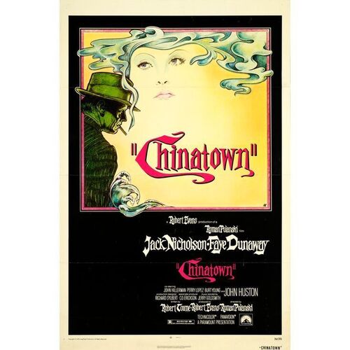 532. One Sheet (27" x 41"); Tri-Folded; Very Fine- Folded ### CHINATOWN (1974)