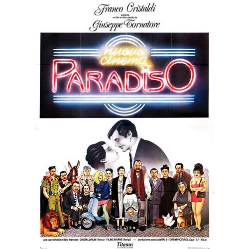 536. Italian Four Fogli (55" x 77"); Country-of-Origin; Very Fine+ Folded ### CINEMA PARADISO (1988)