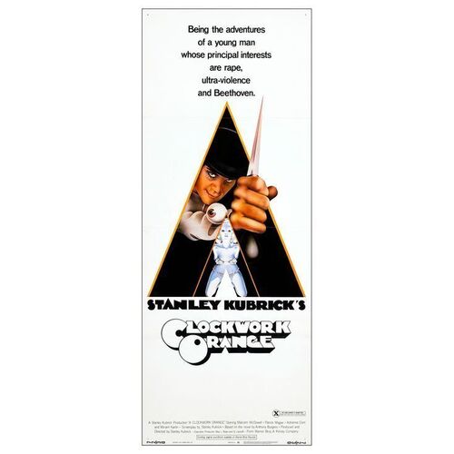 539. Insert (14" x 36"); X-Rated Release; Very Fine+ Folded ### A CLOCKWORK ORANGE (1971)