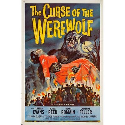 545. One Sheet (27" x 41"); Fine Folded ### THE CURSE OF THE WEREWOLF (1961)