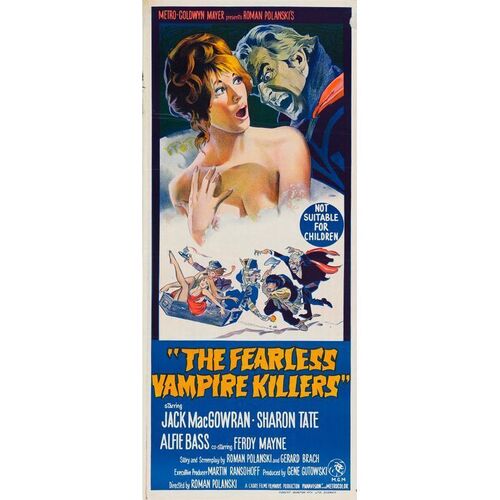 547. Australian Daybill (13" x 30"); Hand Lithograph; Very Fine+ Folded ### FEARLESS VAMPIRE KILLERS, THE (1967)