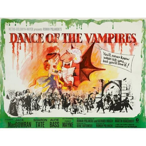 548. British Quad (40" x 30"); Very Fine- on Linen ### THE FEARLESS VAMPIRE KILLERS (1967)